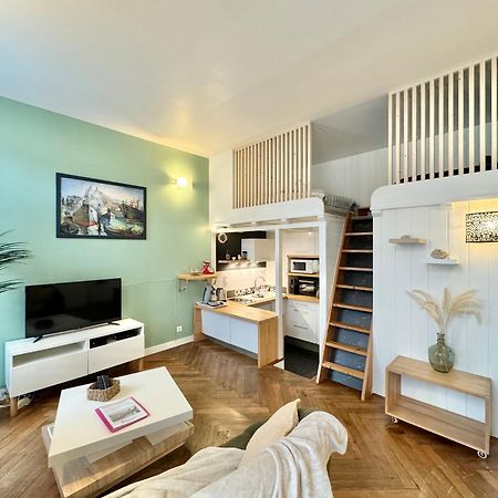 Le Noir Bois Et Blanc - Studio - Wifi - Centre Ville - Entree Autonome Quimper Exteriér fotografie