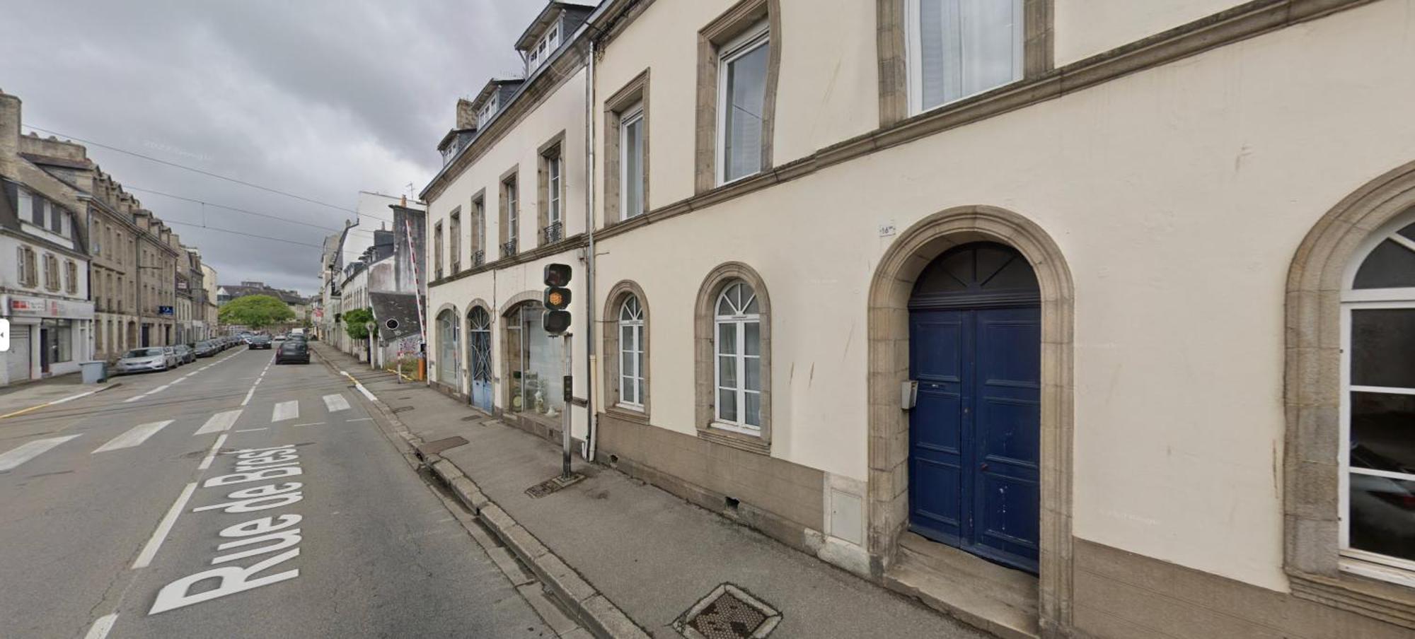 Le Noir Bois Et Blanc - Studio - Wifi - Centre Ville - Entree Autonome Quimper Exteriér fotografie
